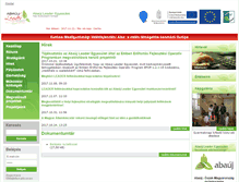 Tablet Screenshot of abaujleader.hu